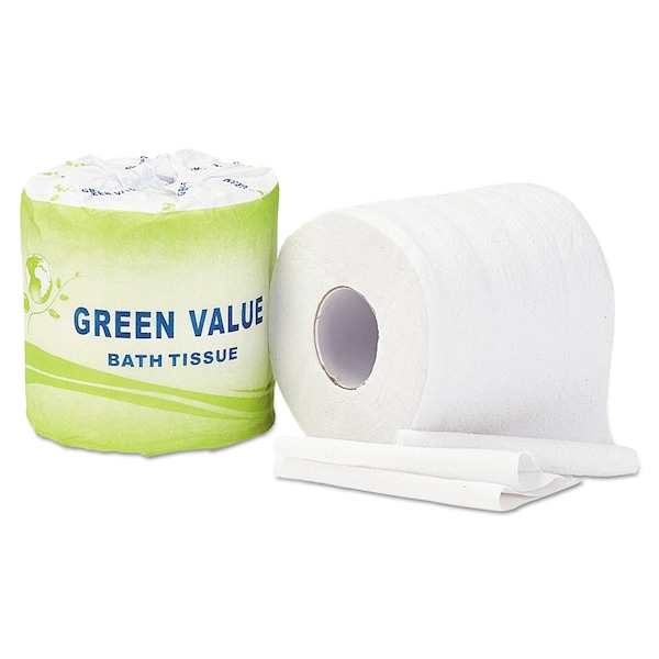 Gen Standard Bath Tissue, Septic Safe, 2-Ply, White, 420 Sheets/Roll, 96PK - TP002