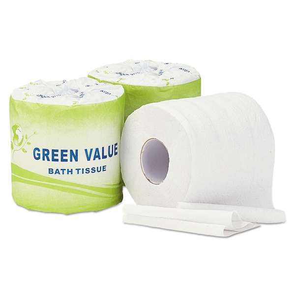 Gen Standard Bath Tissue, Septic Safe, 2-Ply, White, 420 Sheets/Roll, 96PK - TP002