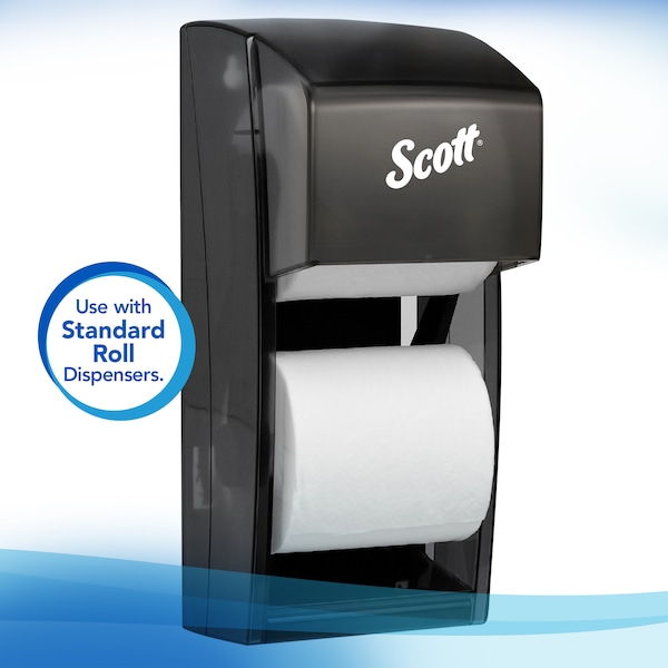 Kimberly-Clark Professional Bathroom Tissue, Standard, 1 Ply, 1210 Sheets, White, 80 PK - 05102