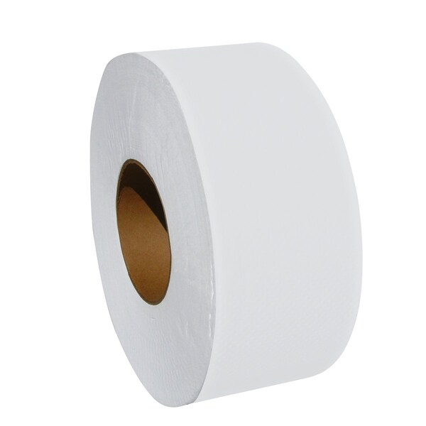 Empress Jumbo Tissue 3.3 in. X 1000' 9 in. 2ply White 12 Rolls, 1000PK - JT 121000