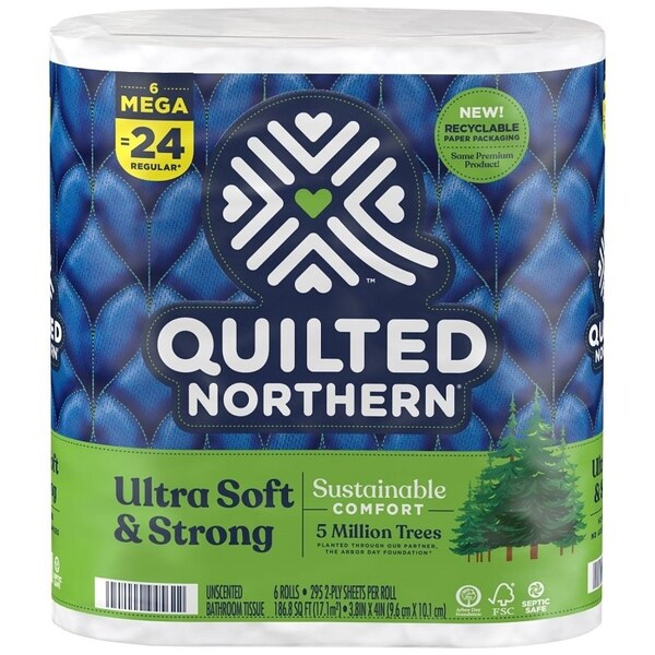 Quilted Northern 94429 Bathroom Tissue, 2-Ply, Paper - 94562