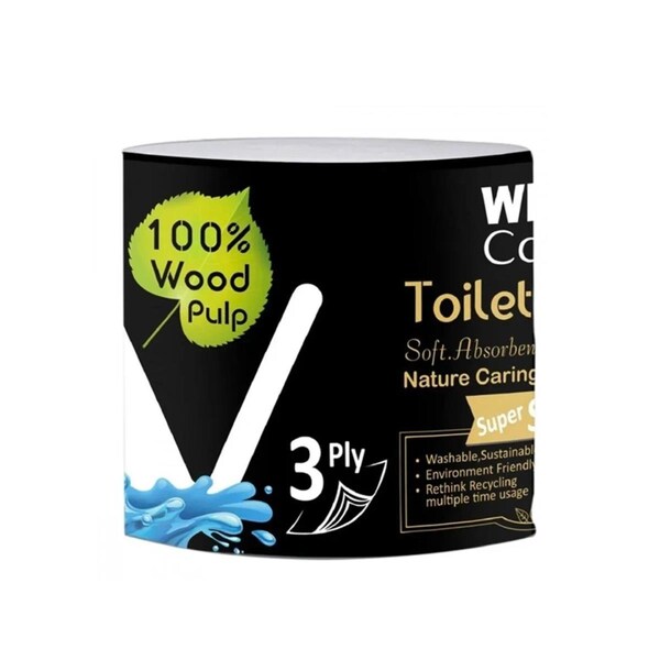 Wbm Care 100g 2 Ply Toilet Tissue Roll - 230 Sheets - 8103