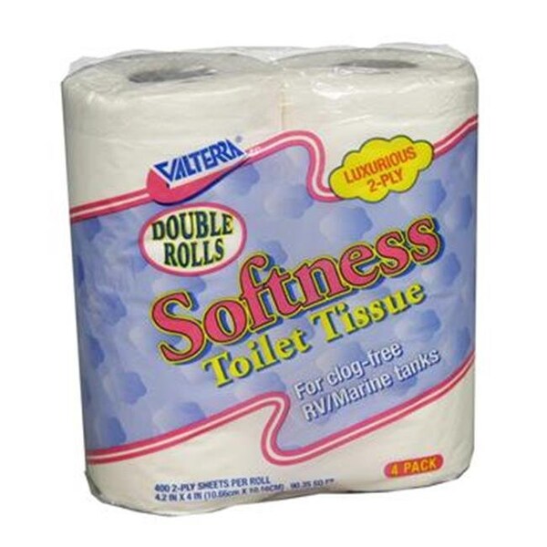 Valterra VALTERRA LLC Q23638 Softness Toilet Tissue; Double; 4 Pack - V46-Q23638