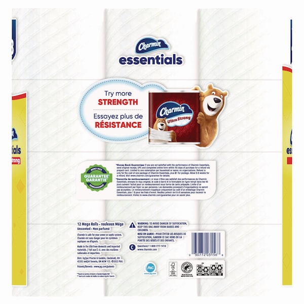 Charmin Toilet, 1 Ply, 429/Roll Sheets, White, 48 PK - 80370672