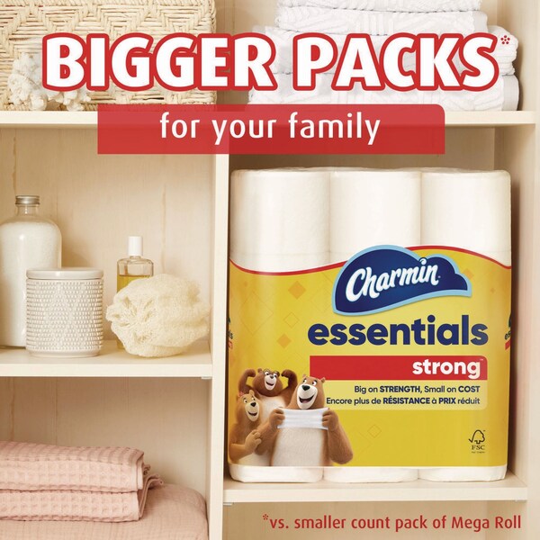 Charmin Toilet, 1 Ply, 429/Roll Sheets, White, 48 PK - 80370672