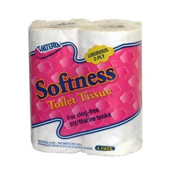Valterra VALTERRA LLC Q23630 Softness Toilet Tissue; 4 Pack - V46-Q23630