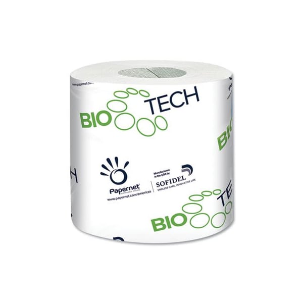 Sofidel Am Papernet, BIOTECH TOILET TISSUE, SEPTIC SAFE, 2-PLY, WHITE, 96PK - 415596