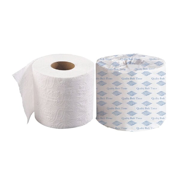 Gen Standard Bath Tissue, 2-Ply, White, 4 x 3, 400 Sheets/Roll, 96 Rolls/Carton, 96PK - GEN248