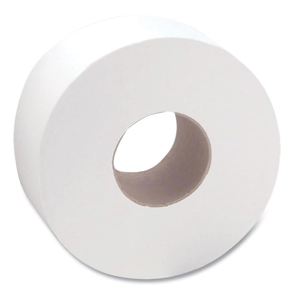 Solid Shelving 410049-13600 3.4 in. x 2000 ft. Heavenly Choice One-Ply Jumbo Bathroom Tissue, White - 12 per Roll - SO2485923