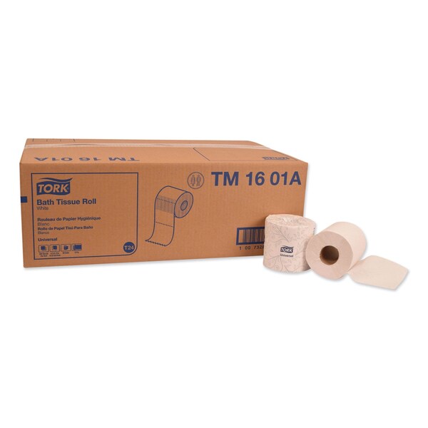 Tork Universal Bath Tissue, Septic Safe, 2-Ply, White, 500 Sheets/Roll, 48PK - TM1601A