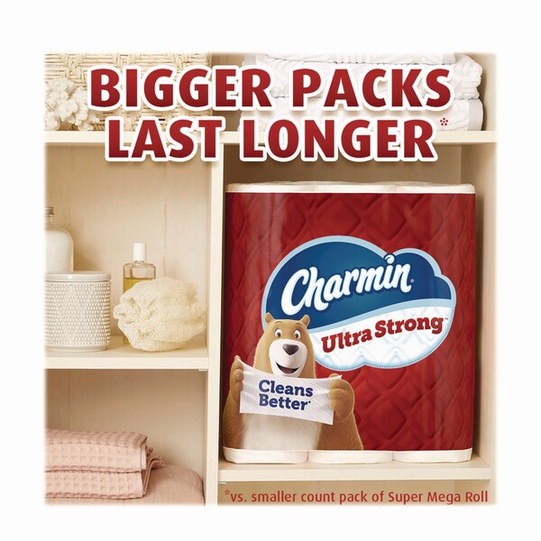 Charmin Ultra Strong Bathroom Tissue, Septic Safe, 2-Ply, White, 363 Sheets/Roll, 12PK - 13451/4311