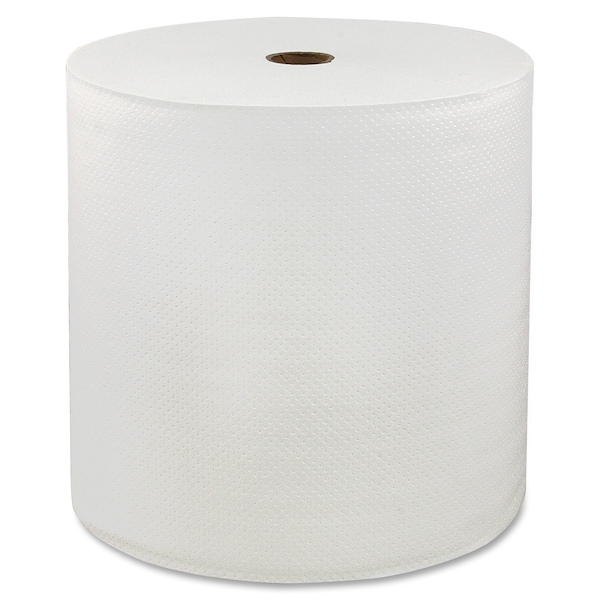 Locor Hardwound Paper Towels, Continuous Roll Sheets, White, 6 PK - SOL46898
