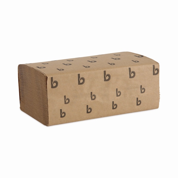Boardwalk Boardwalk Single Fold Paper Towels, 1 Ply, 250 Sheets, Natural, 16 PK - B6210