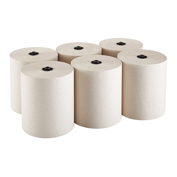 Georgia-Pacific enMotion Hardwound Paper Towels, 1 Ply, Continuous Roll Sheets, 700 ft, Brown, 6 PK - 89440