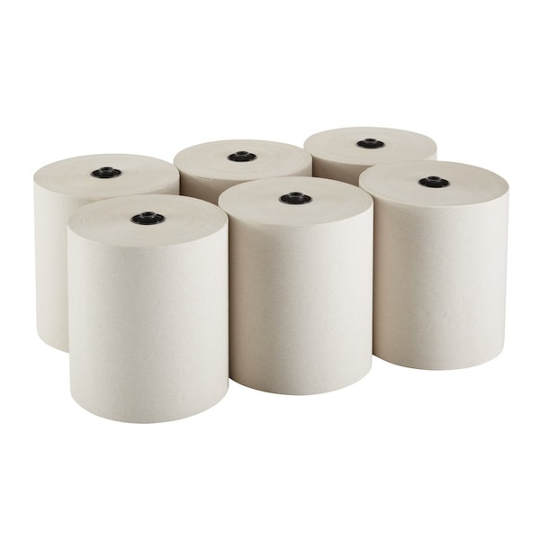 Georgia-Pacific enMotion Hardwound Paper Towels, 1 Ply, Continuous Roll Sheets, 700 ft, Brown, 6 PK - 89440