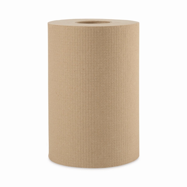 Boardwalk Boardwalk Hardwound Paper Towels, 1 Ply, Continuous Roll Sheets, 350 ft, Natural, 12 PK - B6252