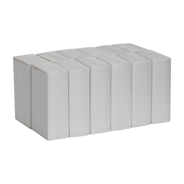 Georgia-Pacific Pacific Blue Select C-Fold Paper Towels, 2 Ply, 120 Sheets, White, 12 PK - 23000