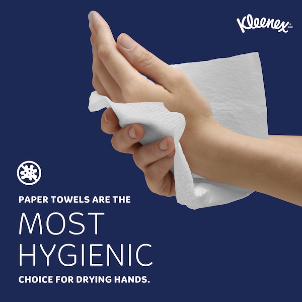 Kimberly-Clark Professional Hard Roll Paper Towels with Premium Absorbency Pockets, 1.75" Core, White, (600'/Roll, 6 Rolls/Case) - 50606