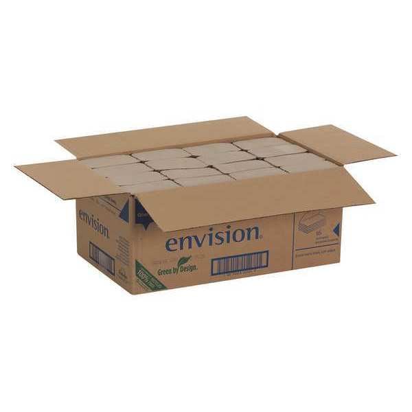 Georgia-Pacific Pacific Blue Basic Single Fold Paper Towels, 1 Ply, 250 Sheets, Brown, 16 PK - 23504