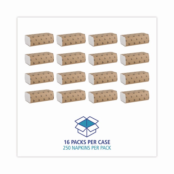 Boardwalk Boardwalk Multifold Paper Towels, 1 Ply, 250 Sheets, White, 16 PK - B6200