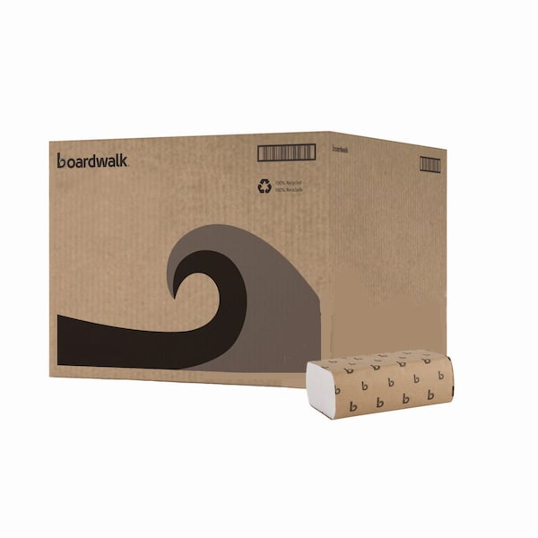 Boardwalk Boardwalk Multifold Paper Towels, 1 Ply, 250 Sheets, White, 16 PK - B6200