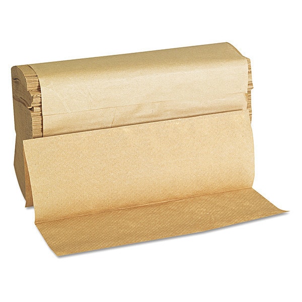 Gen Multifold 1 Ply, 250 Sheets, Natural, 4000 PK - GEN1508