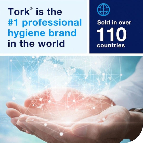 Tork Tork Hand Towel Roll White H21, Universal, 100% Recycled Fiber, 6 Rolls x 800 ft, RB8002 - RB8002