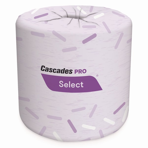Cascades Pro Select Standard Bath Tissue, 2-Ply, White, 4 x 3.25, 420 Sheets, 48PK - B031
