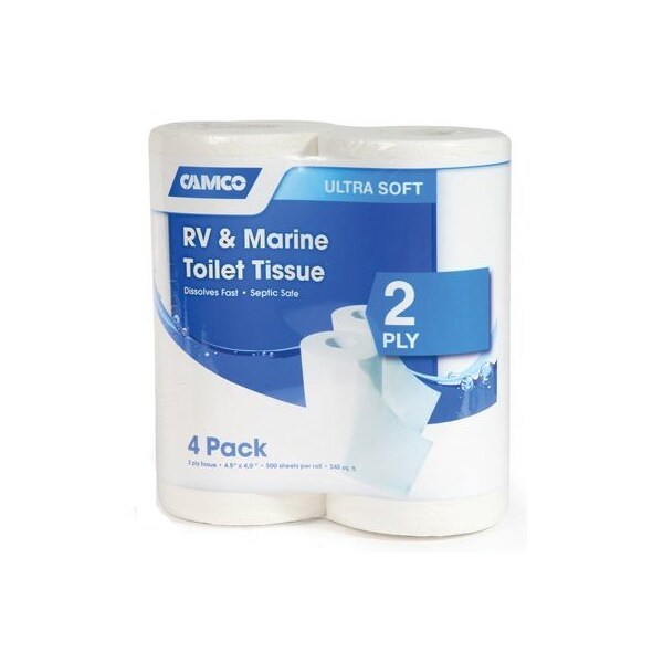 Camco 4PK 2Ply RV Toil Tissue - 40274