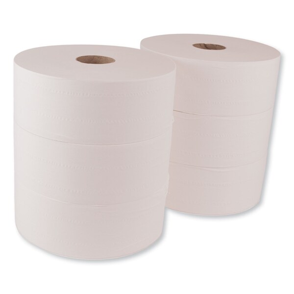 Tork Advanced Jumbo Bath Tissue, Septic Safe, 2-Ply, White, 3.48in x 1,600 ft, 6PK - 12021502