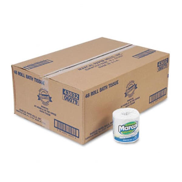Marcal Bathroom Tissue 300 Sheets per Roll 48 Rolls per Carton - MA32631