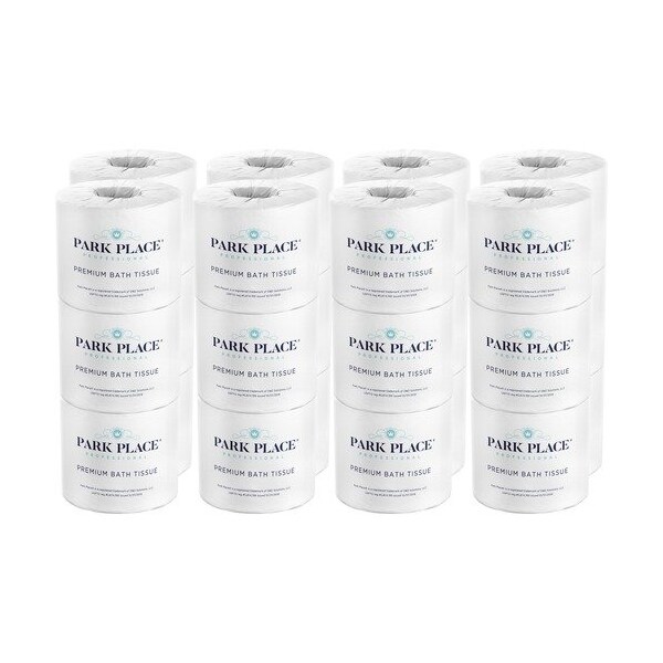 Sunset Converting Bath Tissue, Embossed, 2-Ply, 420Sht/RL, 2Bright WE, 24PK - SUVPRKVBT24