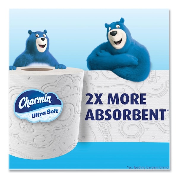Charmin Ultra Soft Bathroom Tissue, Mega Roll, Septic Safe, 2-Ply, White, 244 Sheets/Roll, 30PK - 88029