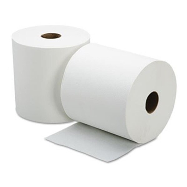 Highkey 8 in. x 800 ft. 1-Ply Continuous Roll Paper TowelWhite - LR1415604