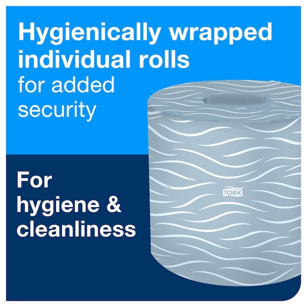 Tork Tork Septic Safe Toilet Paper White, Embossed for Comfort, 2-ply, 450 Sheets per Roll, 48 Rolls - 2465120