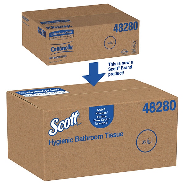 Kimberly-Clark Professional 2 Ply Toilet Paper, 250 Sheets, 36 PK - 48280