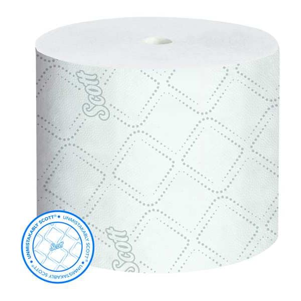 Kimberly-Clark Professional Pro Paper Core High-Capacity Standard Roll Toilet Paper, 2-Ply, White, (1,100 Sheets/Roll, 36 Rolls) - 47305