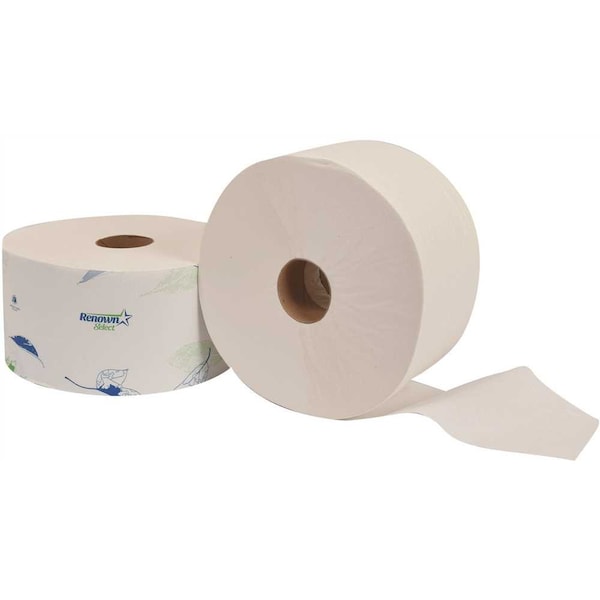 Renown High-Capacity OptiCore 2-Ply Toilet Paper 2,000 Sheets per Roll , 12PK - REN06122-WB