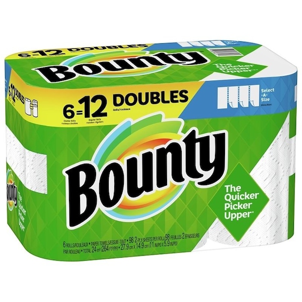 Bounty Paper Towel, 11 in L, 2Ply - 66557
