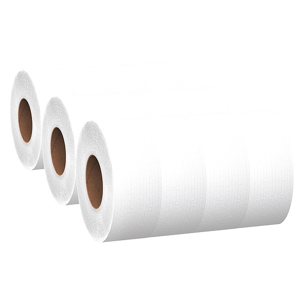 Kimberly-Clark Professional 100% Recycled Fiber High-Capacity Jumbo Roll Toilet Paper, Non-perforated, (1,000'/Roll, 12 Rolls) - 67805
