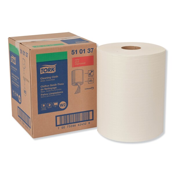 Tork Tork Cleaning Cloth White W2, Reusable, 1 x 500 Cloths, 510137 - 510137