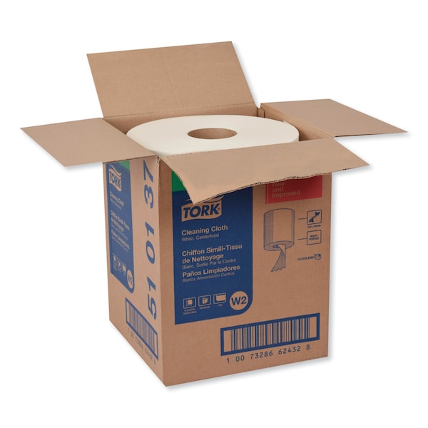 Tork Tork Cleaning Cloth White W2, Reusable, 1 x 500 Cloths, 510137 - 510137