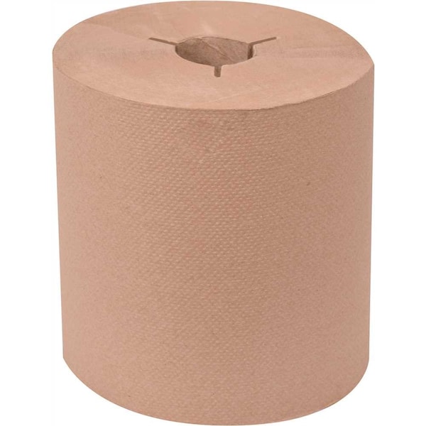 Renown Natural 8 in. Controlled Hardwound Paper Towels 800 ft. per Roll, , 6PK - REN06130-WB