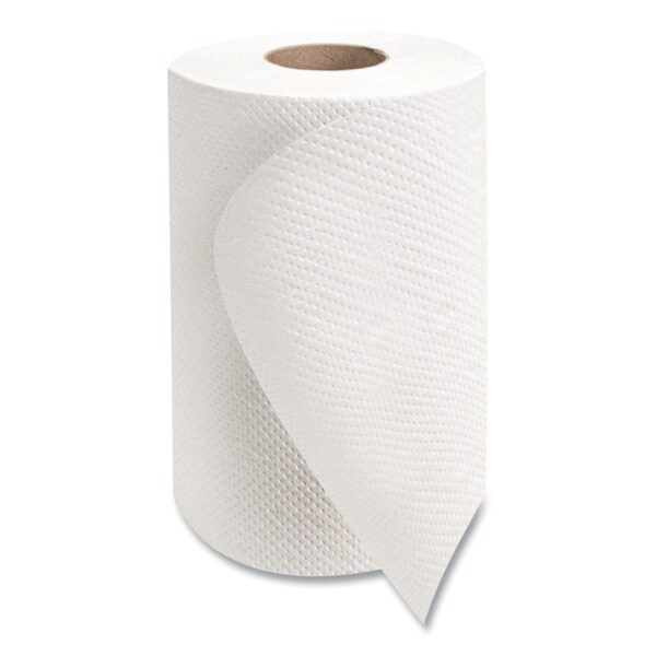 Morcon Paper Hardwound Paper Towels, 1 Ply, Continuous Roll Sheets, 350 ft, White, 12 PK - MOR W12350