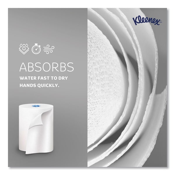 Scott Scott Pro Hardwound Paper Towels, 1 Ply, Continuous Roll Sheets, 700 ft, White, 6 PK - KCC 25637