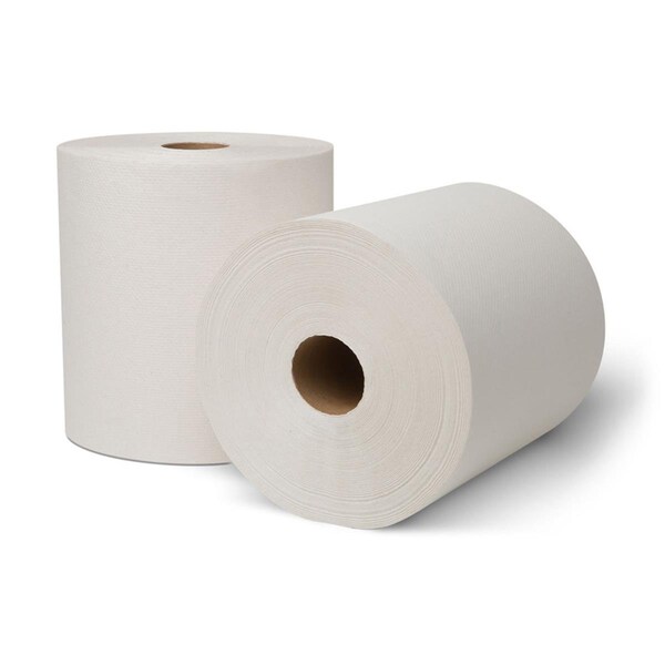 Repartir 8031600 PEC 8 in. x 630 ft. White Ecosoft Controlled Roll Towel, 6PK - RE2826277