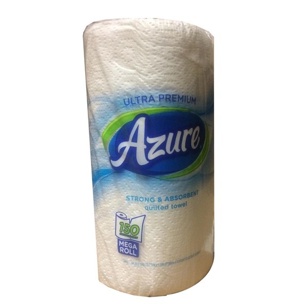 Bakebetter 75150 PEC Paper Azure 2ply 150 sheet Kitchen Roll Towel, 24PK - BA3350514