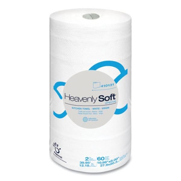 Solid Shelving 8 x 11 in. Heavenly Special, 2-Ply Soft Kitchen Paper Towel, White - SO3753086