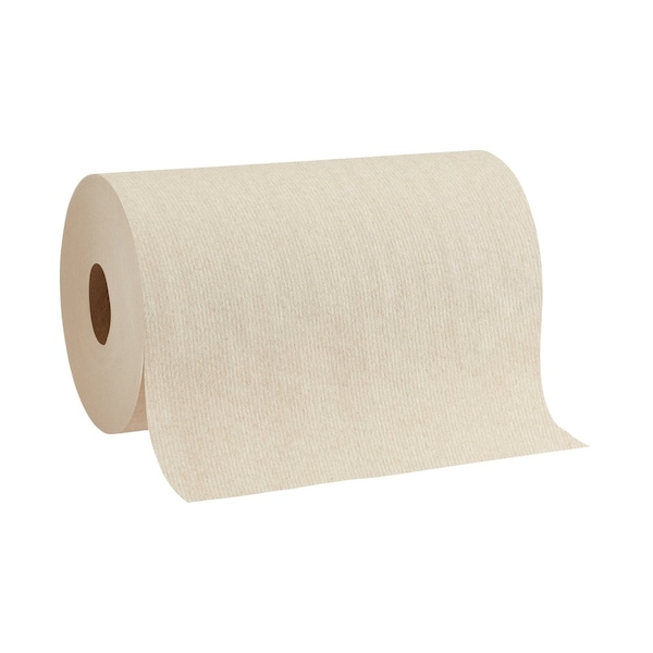 Georgia-Pacific Pacific Blue Ultra Hardwound Paper Towels, 1 Ply, Continuous Roll Sheets, 500 ft, Brown, 6 PK - 26611