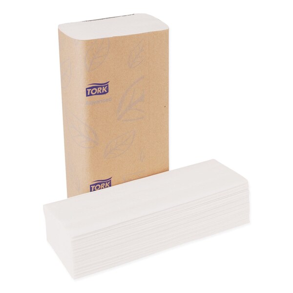 Tork Multifold Paper Towels, 2-Ply, 9.13 x 9.5, White, 189 Towels, 16PK - 101293